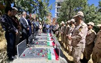 تجدید میثاق مسئولان سلامت شهرستان با آرمانهای شهدا در چهارمین روز هفته دولت